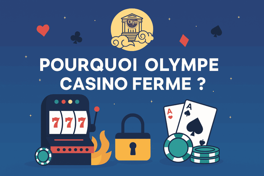 Pourquoi site du online Olympe Casino ferme en France ?